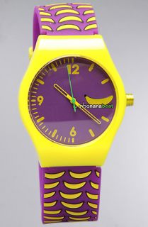 Rumba Time The Delancy Watch in Yellow and Purple