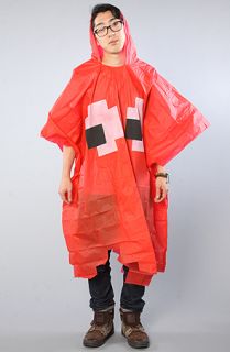 Spinning Hat The Retro Arcade Poncho in Red