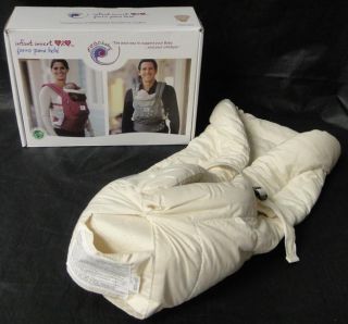 Ergobaby HEART2HEART Infant Cotton Insert for Baby Carrier Natural