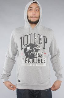 10 Deep The Gridiron Hoody in Heather Grey