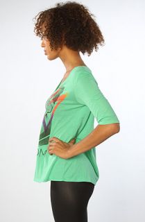 Volcom The Embrace Half Sleeve Tee in Seafoam Green