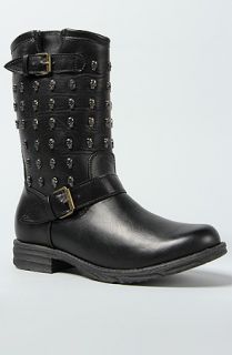 Rebels Footwear The Skully Boot in Black