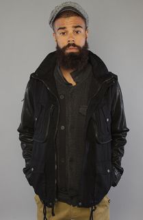 Black Apple The M65 Jacket in Black Concrete