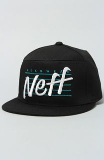 NEFF The Vicer Cap in Black Concrete Culture