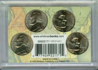 2005 2004 Westward Series Nickel Set 4 Coin Uncirculated in Whitman