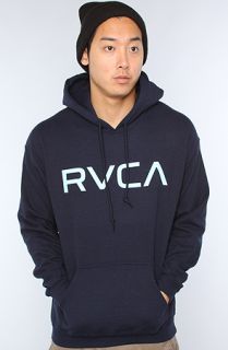 RVCA The Big RVCA Hoody in Navy Concrete