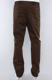 RVCA The Telephone Pants in Coffee Concrete