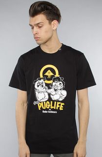 LRG The Puggin Tee in Black Concrete Culture