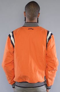 10 Deep The Division Baseball Jacket in Orange