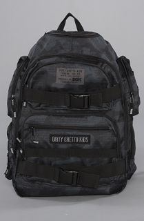 DGK The Tactics Backpack in Black Concrete