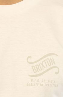 brixton the surge tee in white sale $ 15 95 $ 24 00 34 % off converter