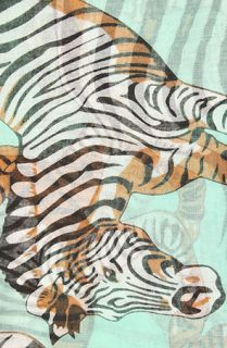 Accessories Boutique The Zebra Prancers Scarf in Teal