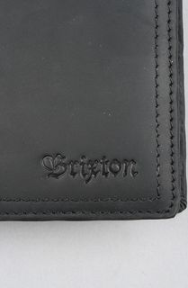 Brixton The Chord Wallet in Black Concrete