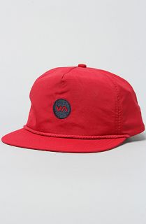 RVCA The Dot Trucker Hat in Red Grease