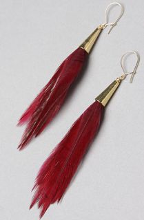 Serefina The Duster Earring in Maroon