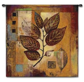 Abstract Fall Colors Leaves Art Tapestry Wall Hanging S
