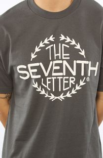 7th Letter The Reef Tee in Charcoal Concrete