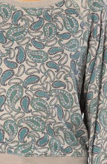  north star pullover crewneck in emerald paisley sale $ 22 95 $ 78 00