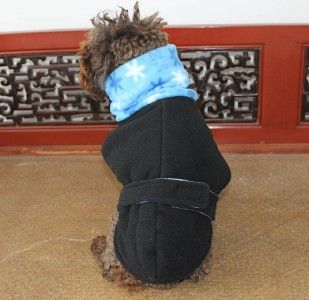 Pet Clothes Winter Dog Coats Turtleneck Fleece Warm for Small Large