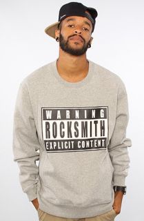 RockSmith The Explicit Crew Sweatshirt in Gray
