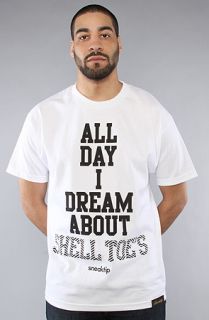 Sneaktip The All Day I Dream About Shell Toes Tee in White  Karmaloop