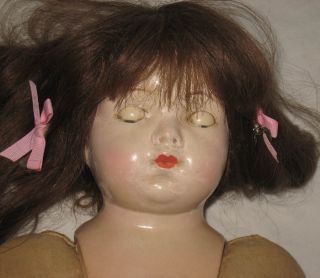Antique Ernst Heubach 20 Bisque Head Character Baby Doll B