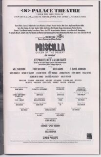 Priscilla Playbill Will Swenson Hair Nick Adams Ad