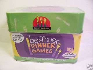 Beginner Family Time Fun Dinner 51 Games Activities