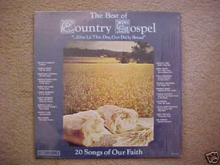 Best of Country Gospel LP 1976 Various Artists EX Johnny Cash Etc