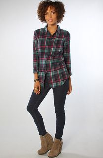 burton the driver plaid flannel in hex sale $ 41 95 $ 50 00 16 % off