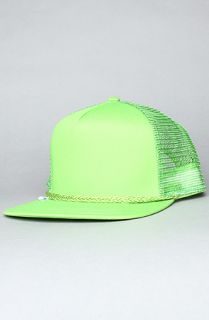 Coal The Arnie Trucker Cap in Green Concrete