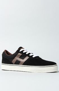 HUF The Choice Sneaker in Black Brown