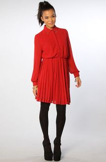 la boutique the paige shirt dress in brick sale $ 23 95 $ 48 00 50 %