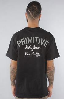 Primitive The CA Stitch Tee in Black Concrete