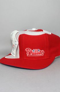 Vintage Deadstock Philadelphia Phillies Snapback HatMonster LogoRed