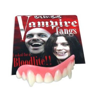Billy Bob Teeth Count Dracula Vampire Fangs Bite Halloween Costume