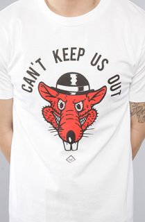 DURKL The Cant Keep Us Out Tee in White