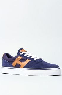 HUF The Choice Sneaker in Navy Tan Concrete