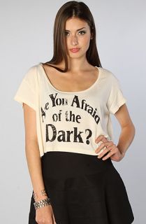 Creep Street The Darkness Crop Top in Creme