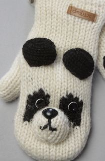 deLux The Kids Panda Mittens Concrete Culture