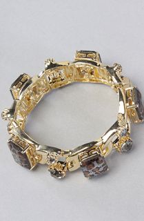 Betsey Johnson The Metallic Leopard Stretch Bracelet