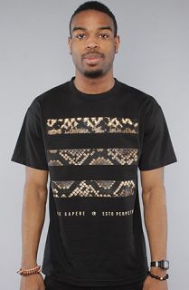 Elusive Snaked Tee in Black Concrete Culture