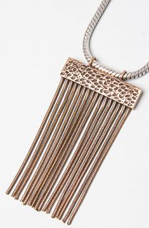 MINKPINK The Snake Charmer Necklace Concrete