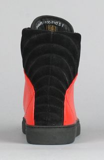 Android Homme The Propulsion 25 Sneaker in Red Black