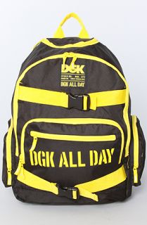 DGK The Assault Skatepack in Black Concrete