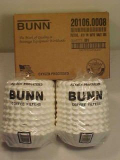 Bunn Home Coffee Maker Filters 1000 Count Genuine New