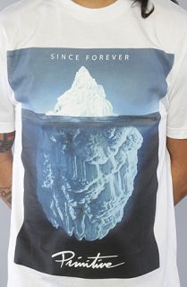 Primitive The Iceberg Tee in White Concrete