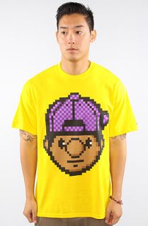 TRUKFIT The Digi Tommy Tee in Yellow Concrete