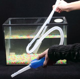  Syphon Fish Bowl Vacuum Gravel Cleaner Fish Tank Water Siphon Pump