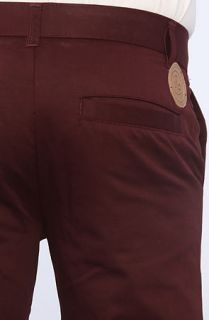 Reveal The Side Pocket Pants in Dark Red